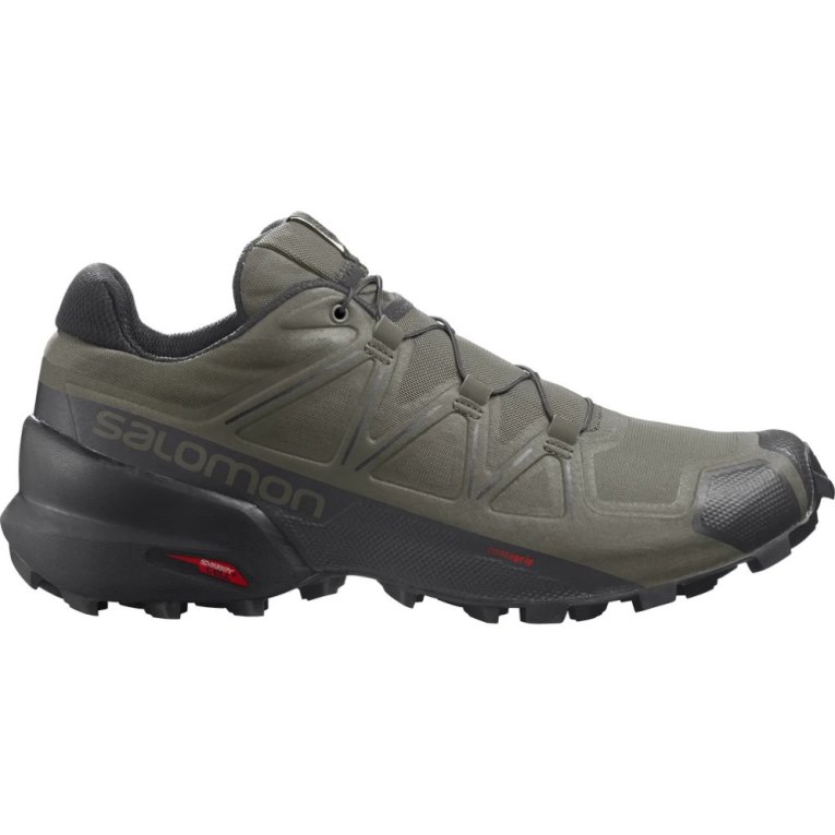 Tenis Para Trail Running Salomon Speedcross 5 Anchos Hombre Verde Oliva | MX IASE758